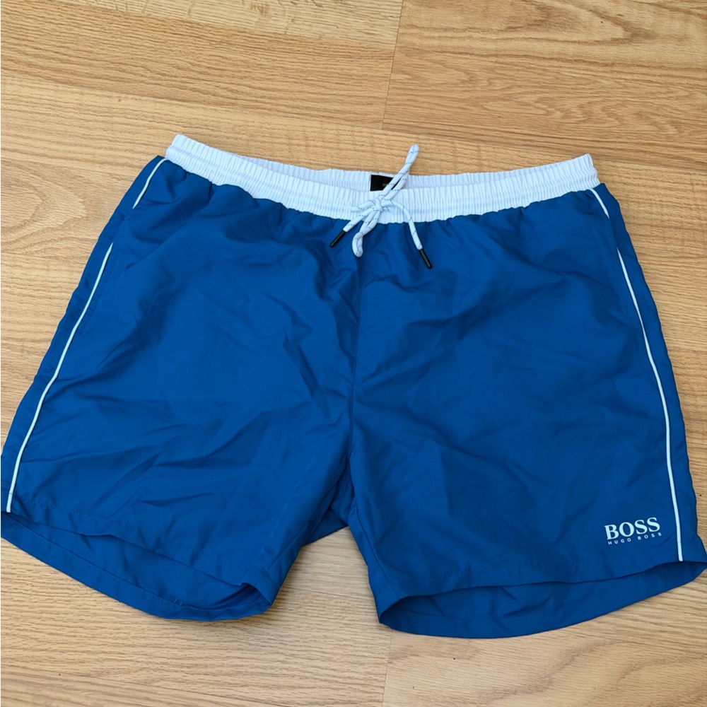 Hugo Boss open blue Shorts